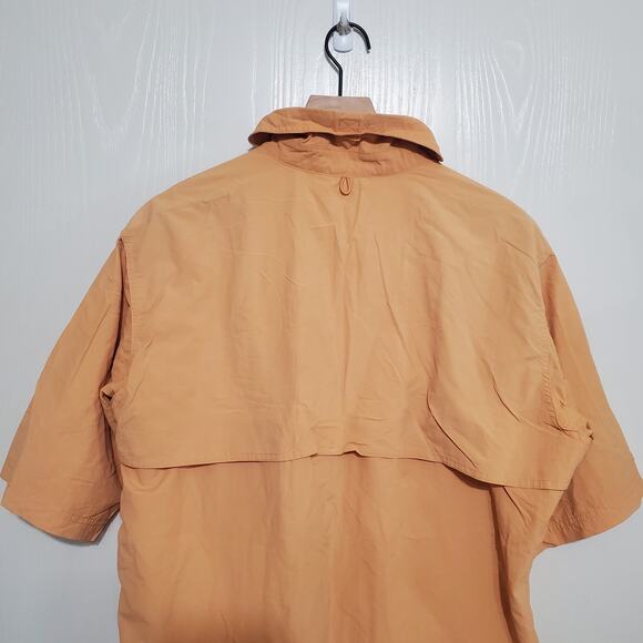 World Wide Sportsman Fishing Shirt Vented Button Down Outdoor Short Sleeve Large - Picture 3 of 6